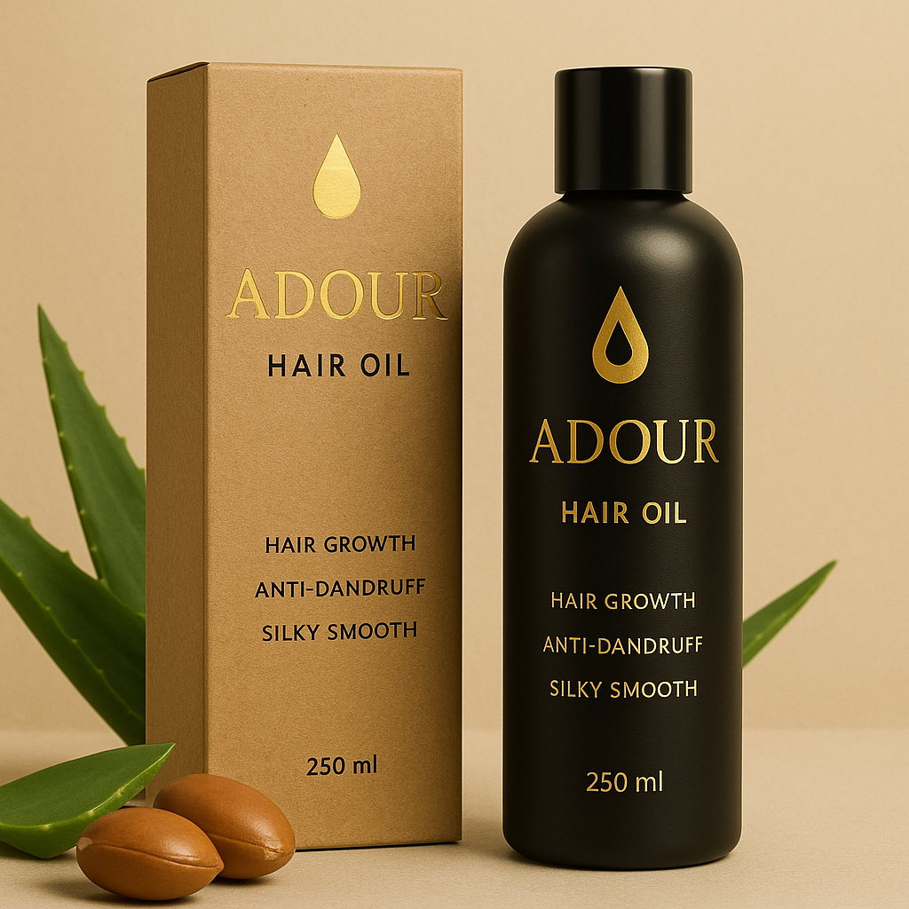 Adour Hair Oil – Stronger, Smoother, Dandruff-Free Hair