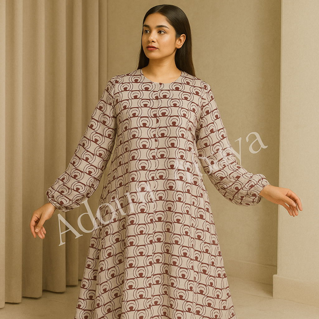 Adour Printed Abaya ART-8