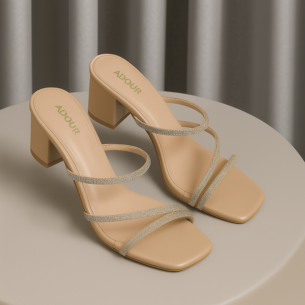 Adour Heels 3 Inch AD7 Beige