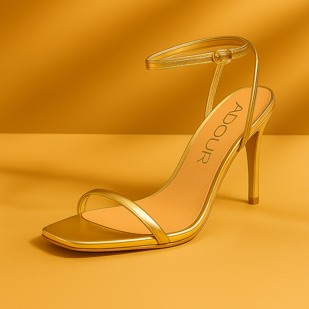 Adour Heel AD95 3 INCH Golden