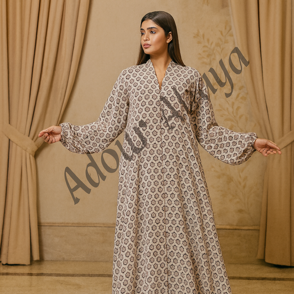 Adour Printed Abaya ART-7