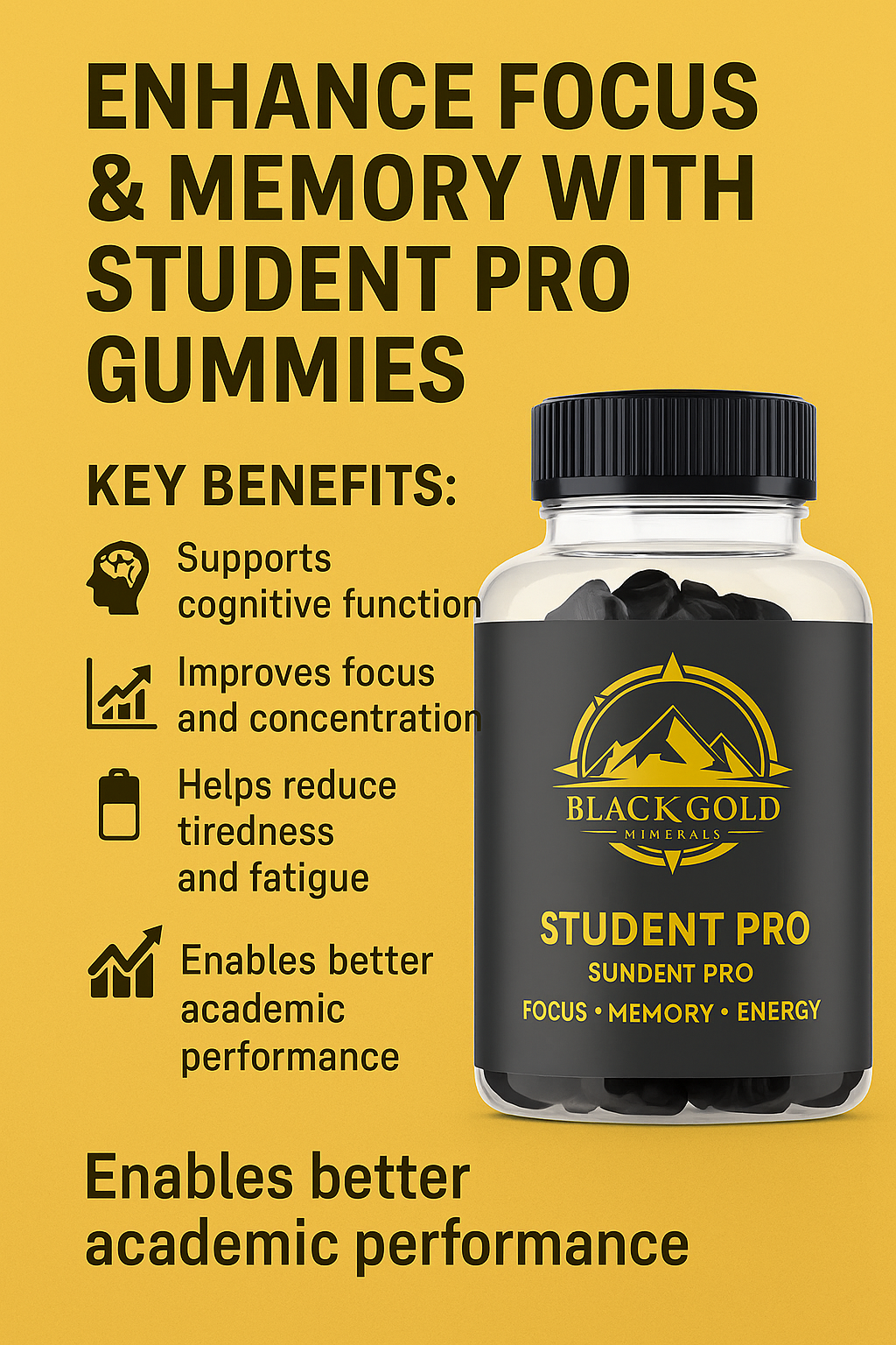 Student Pro Gummies – Focus, Memory & Energy Support for Students