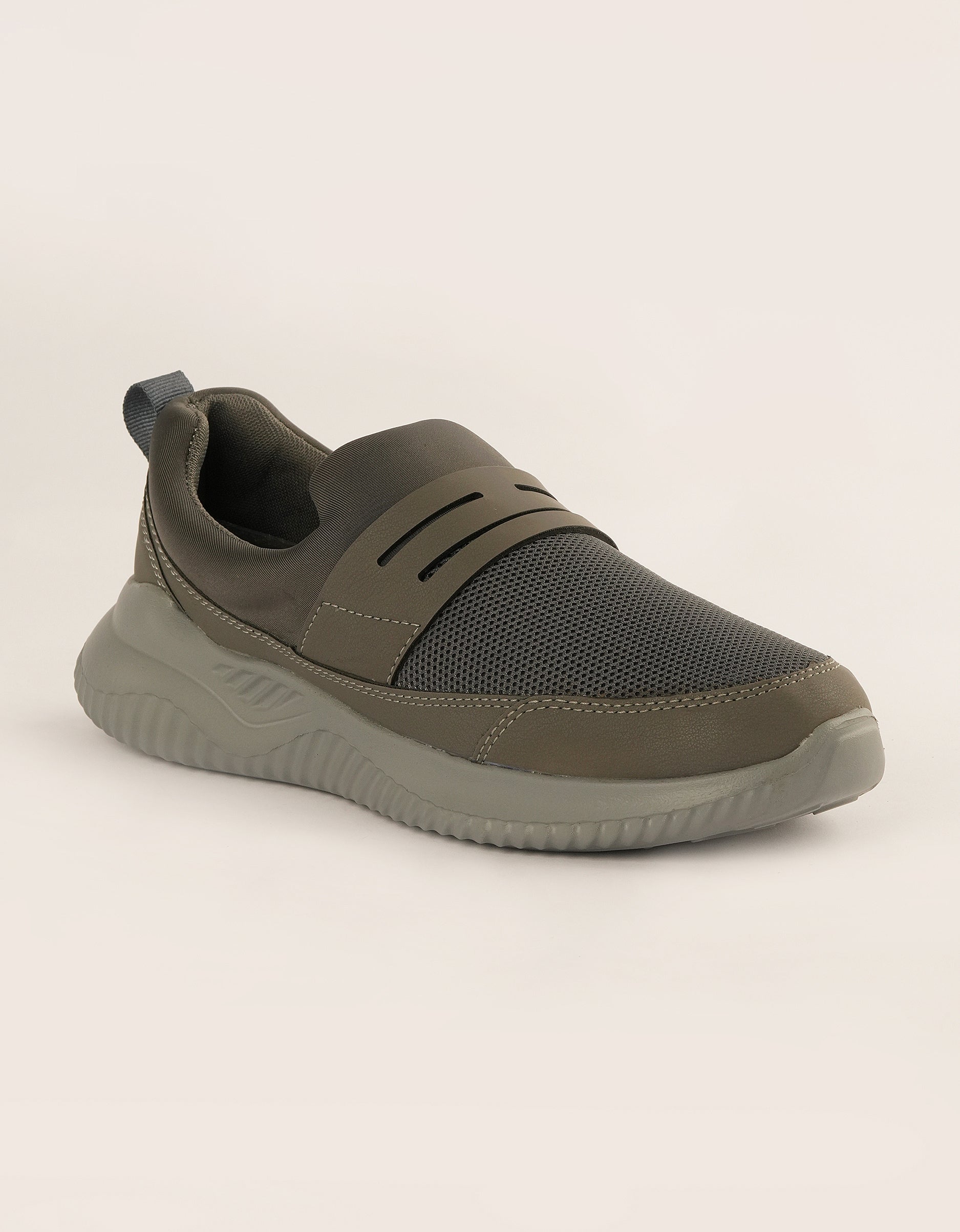 Graphite Comfort Mesh Slip-Ons