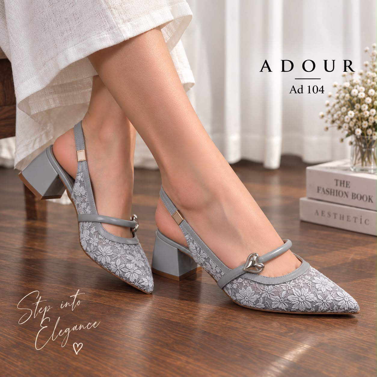 Adour Shoes AD104 Pink