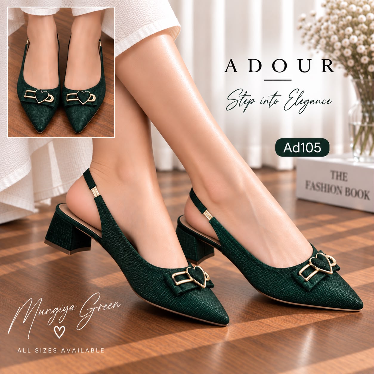 Adour Shoes AD105 Black