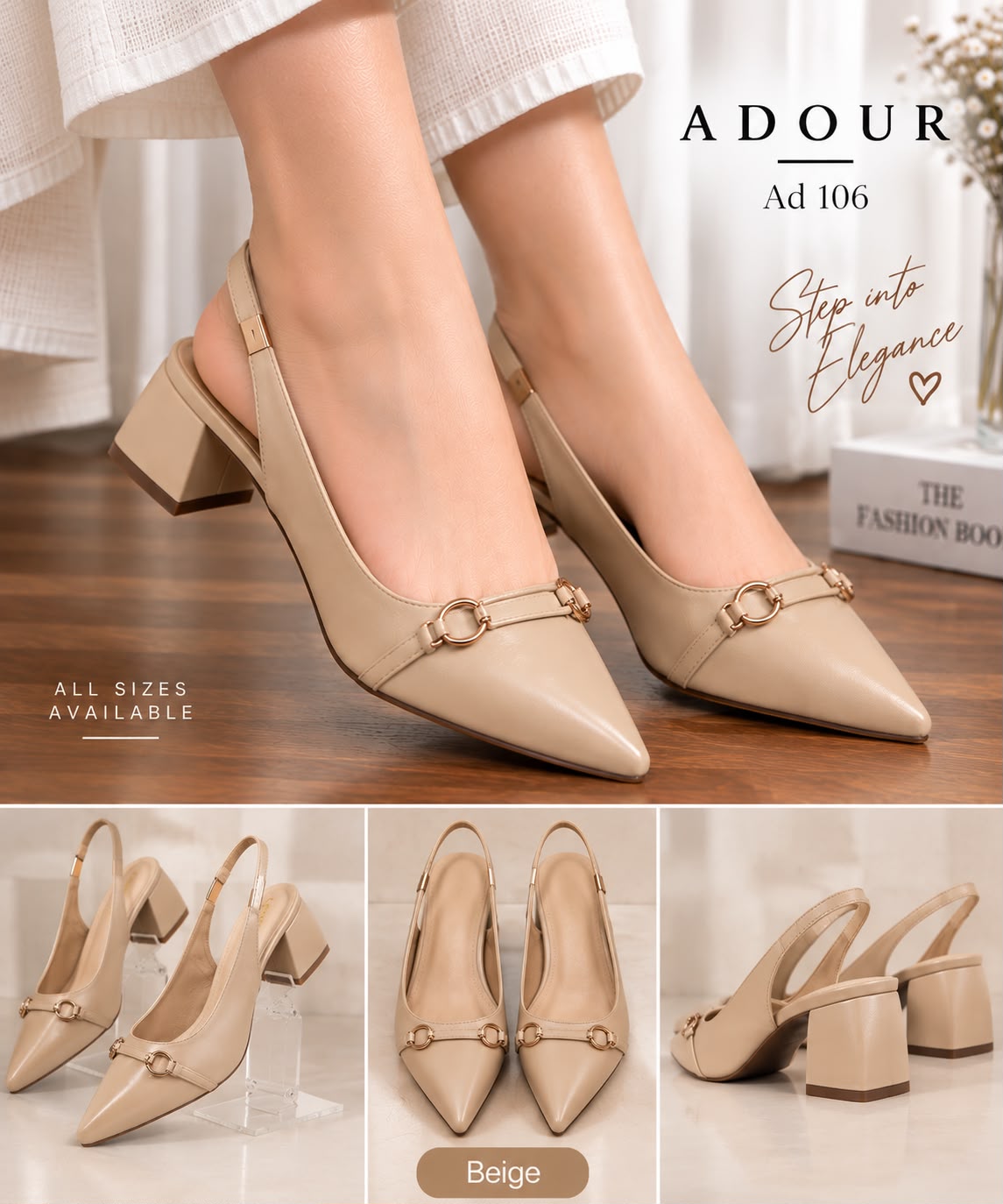 Adour Shoes AD106 Black