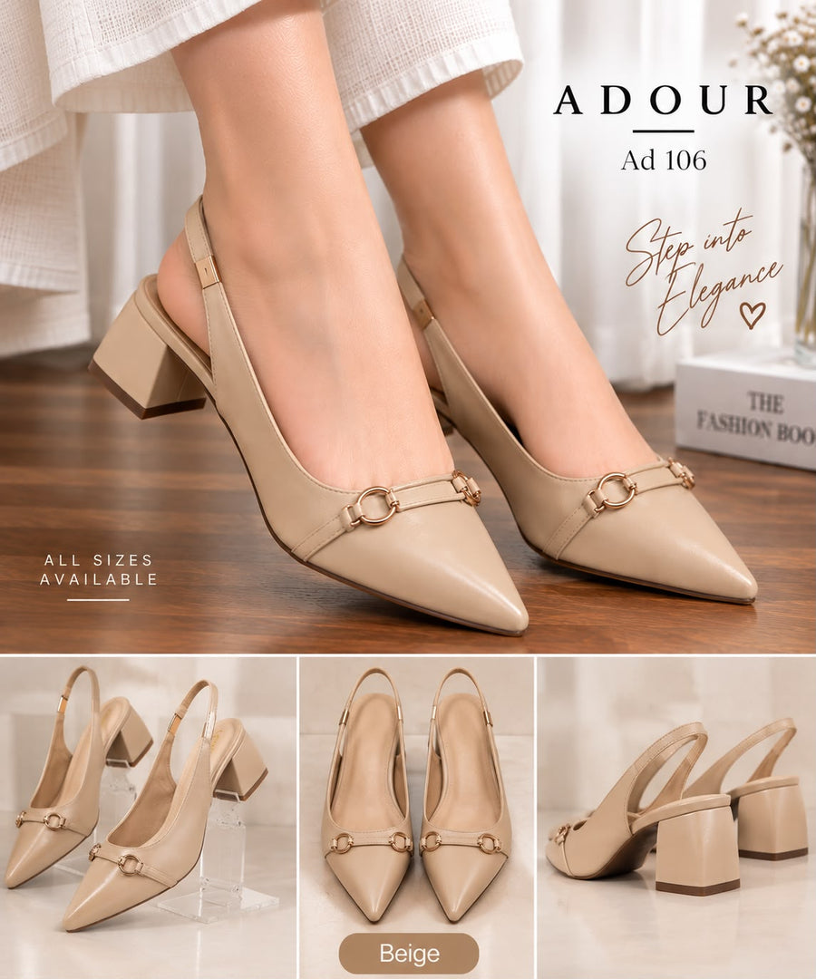 Adour Shoes AD106 Black