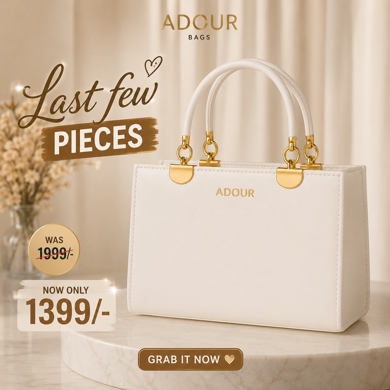 Adour Bags AB109 White