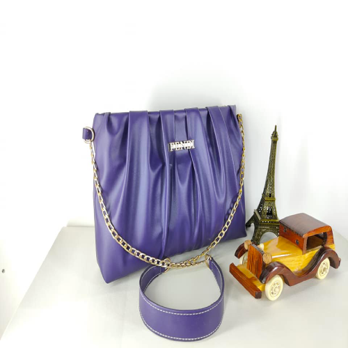 Gathered Sophistication Shoulder Bag for Women B145