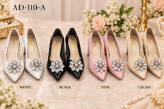 Adour Shoes AD110-A Pink