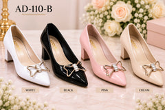 Adour Shoes AD110-B White