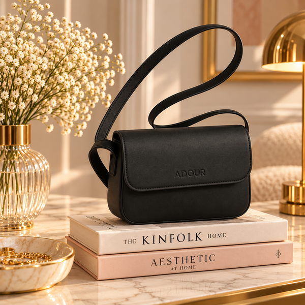 Black Crossbody Bag AB8