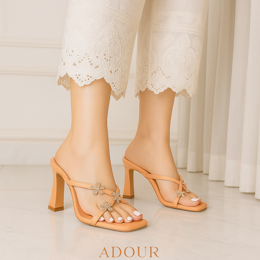 ADOUR 3 INCH HEEL AD087 Peach