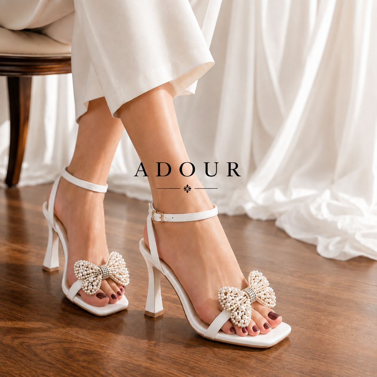 Adour 2.7 inches heel AD1 White