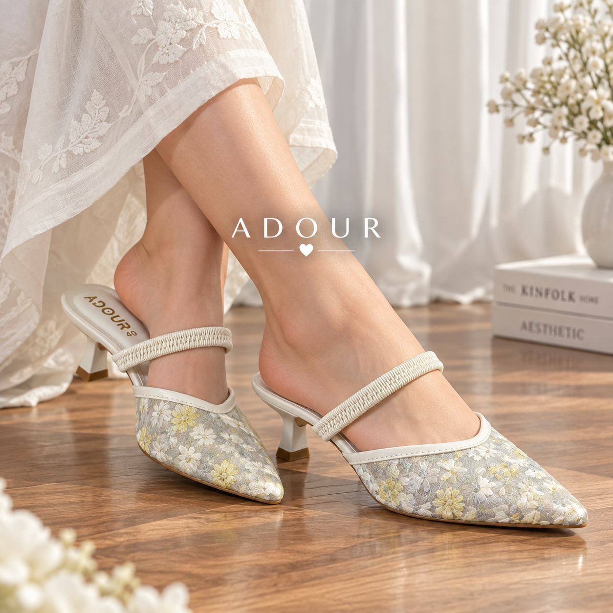 Adour Shoes WS19 White
