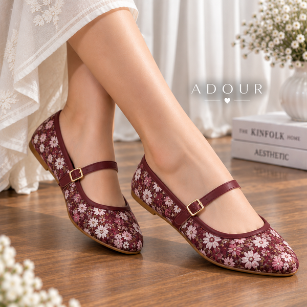 Adour Shoes WS24 Maroon