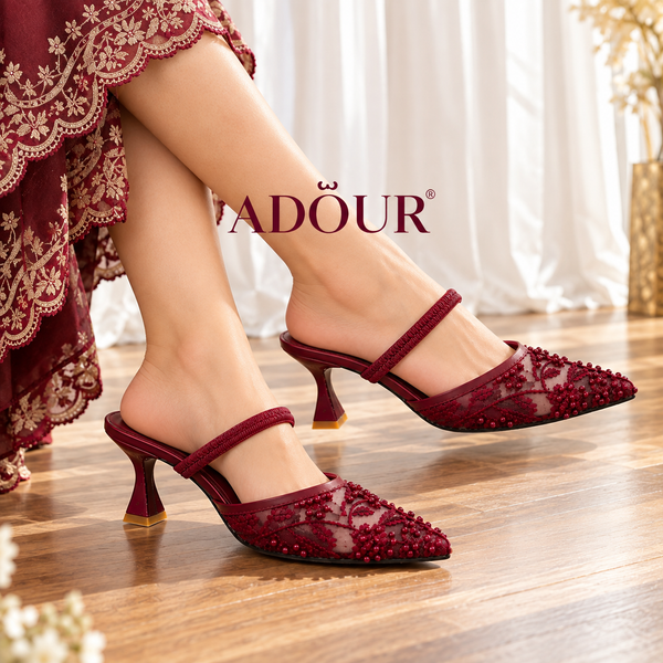 Adour Shoes WS23 Maroon