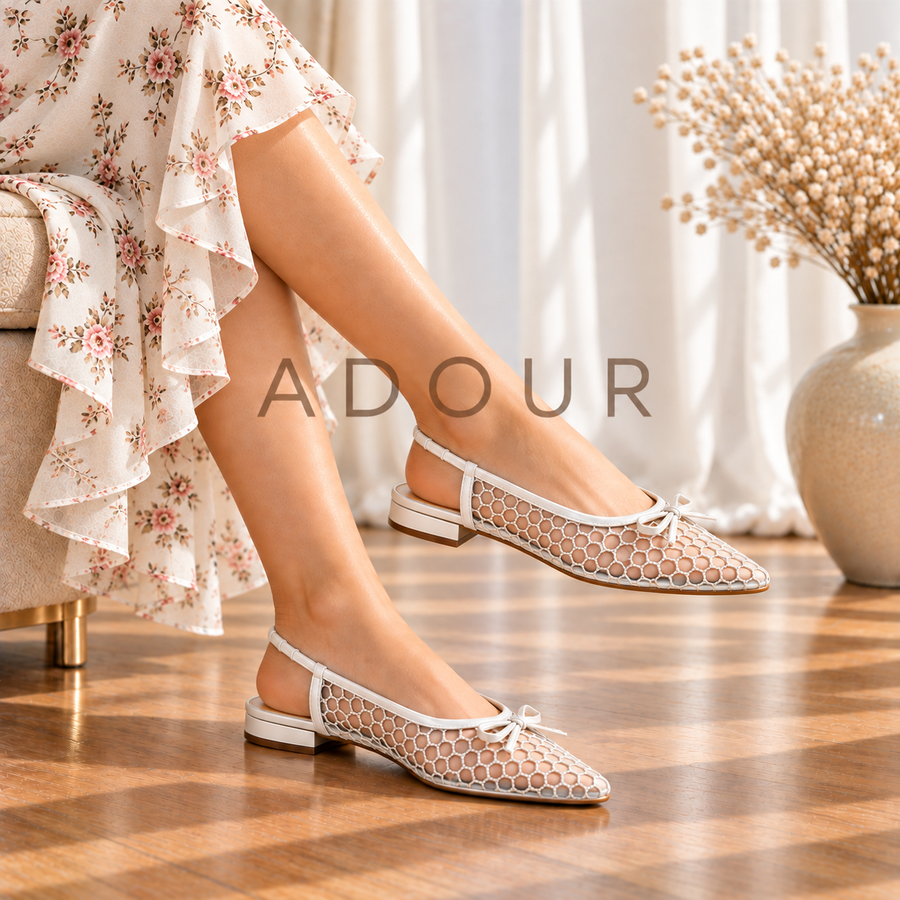 Adour Shoes WS03 White