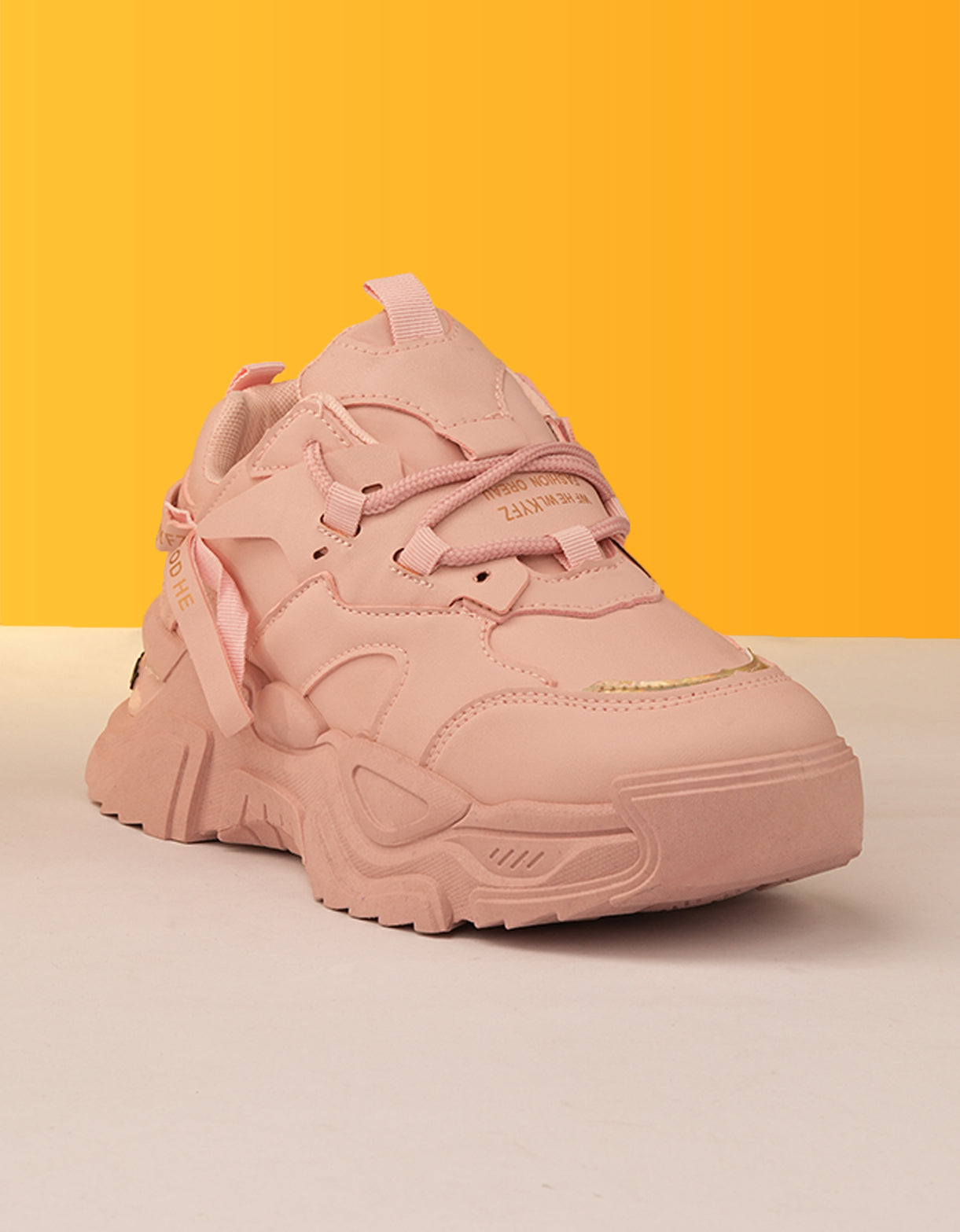 Blush Harmony Chunky Sneakers