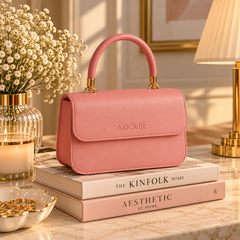 Peach Flap Bag AB101