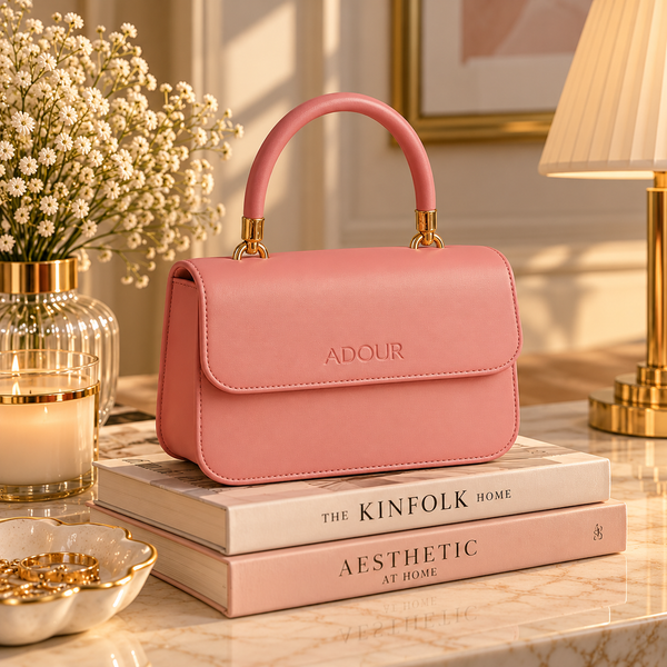 Peach Flap Bag AB101