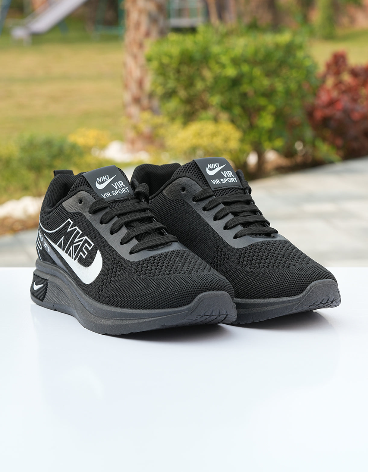 Midnight Runner - Men's All-Black Sneakers