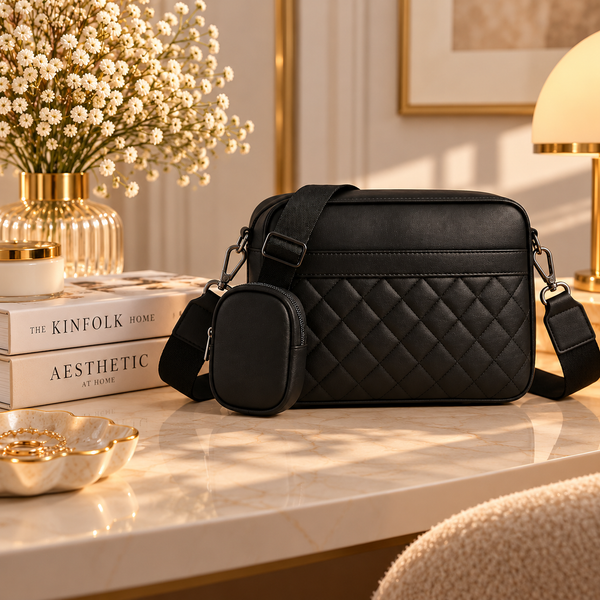 Black Crossbody Bag AB7