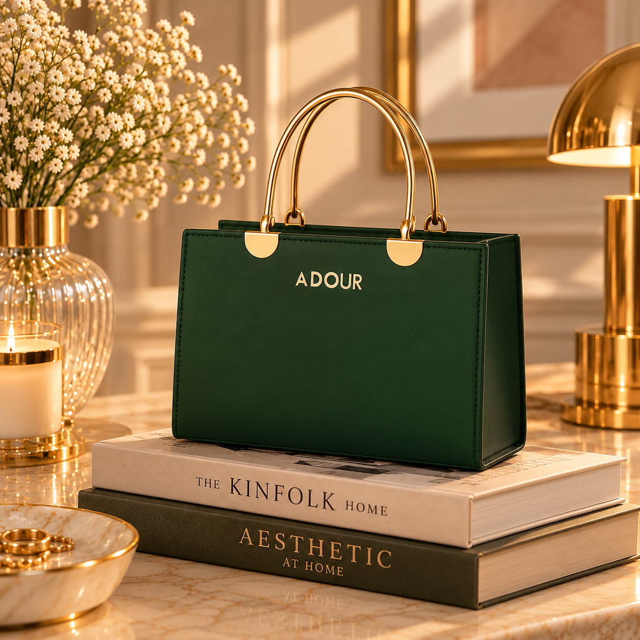 Green Handbag AB109