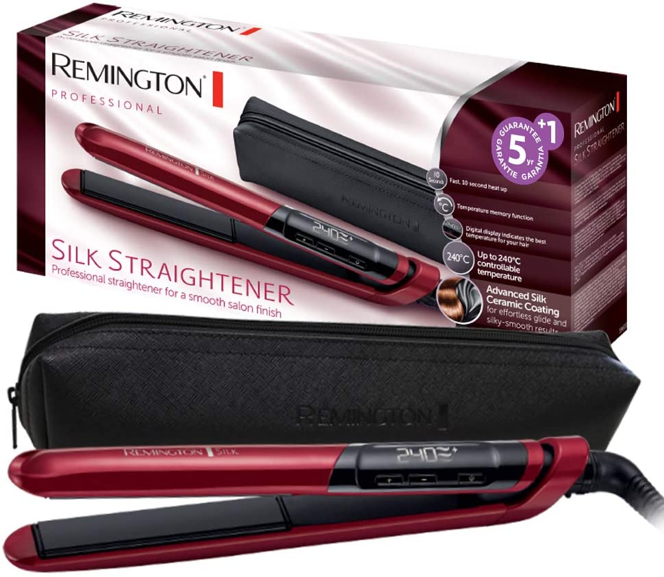 REMINGTON HAIR STRAIGHTENER SILK CERAMIC S9600 PC