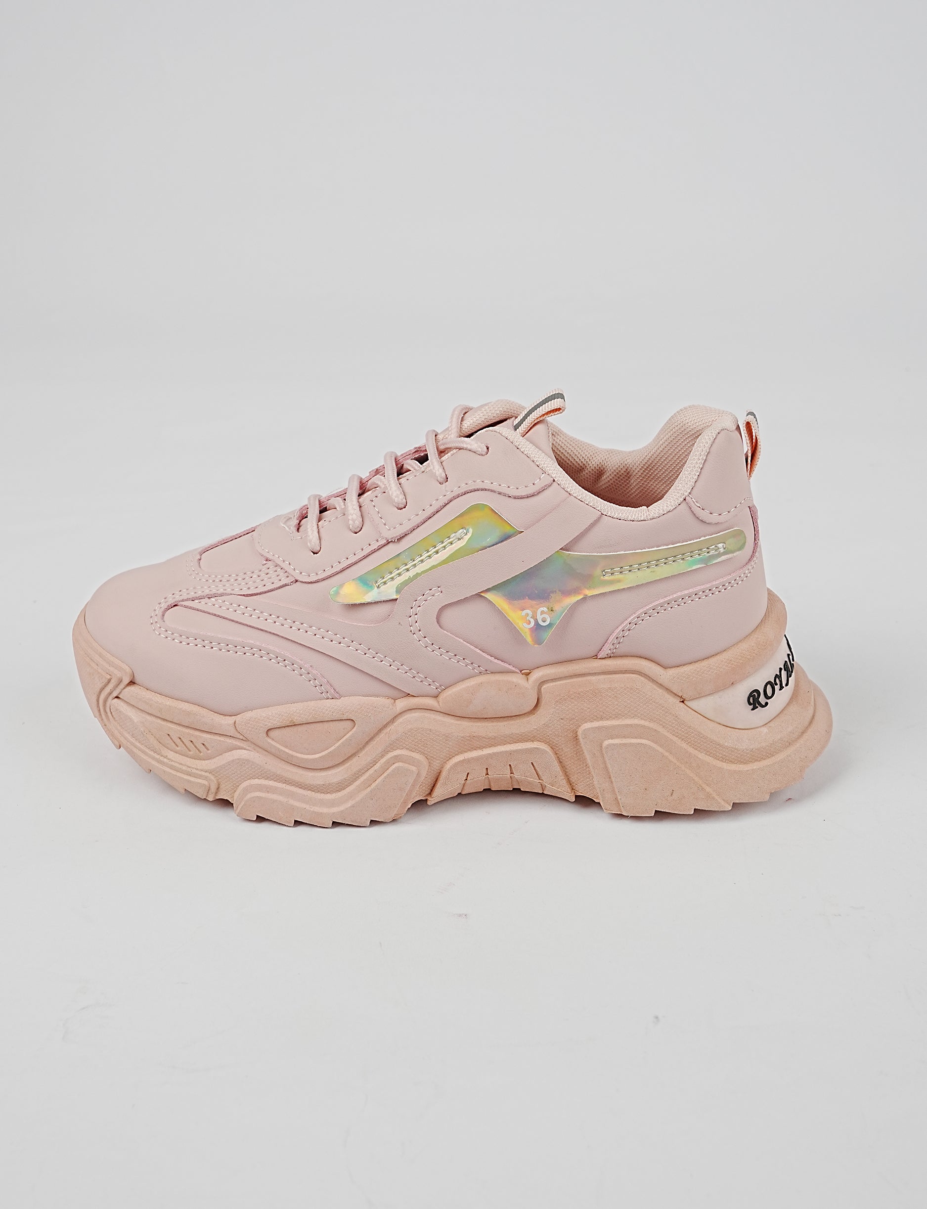 Rosegold Radiance Chunky Sneakers