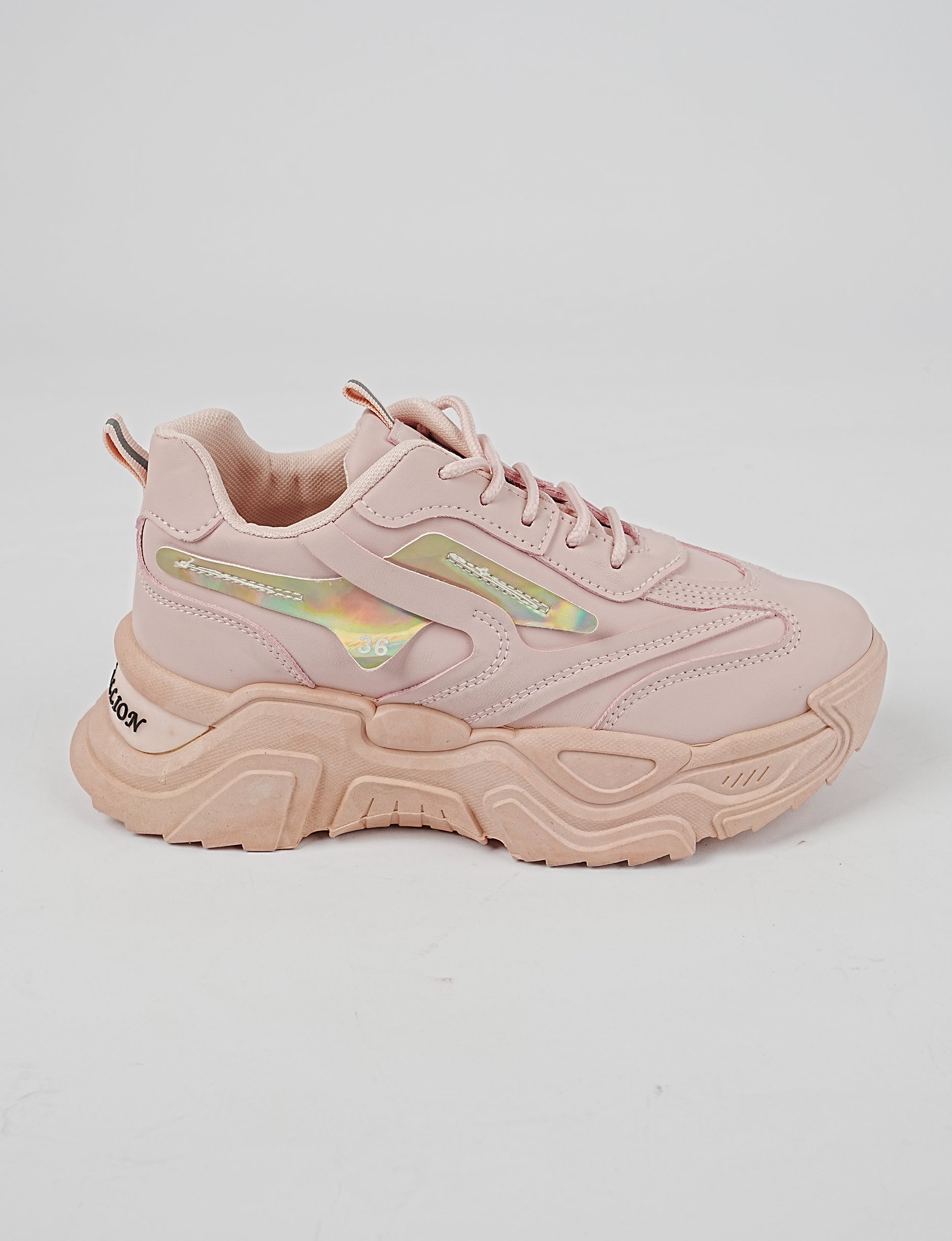 Rosegold Radiance Chunky Sneakers