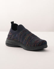 Women Azure Weave Slip-On Sneakers