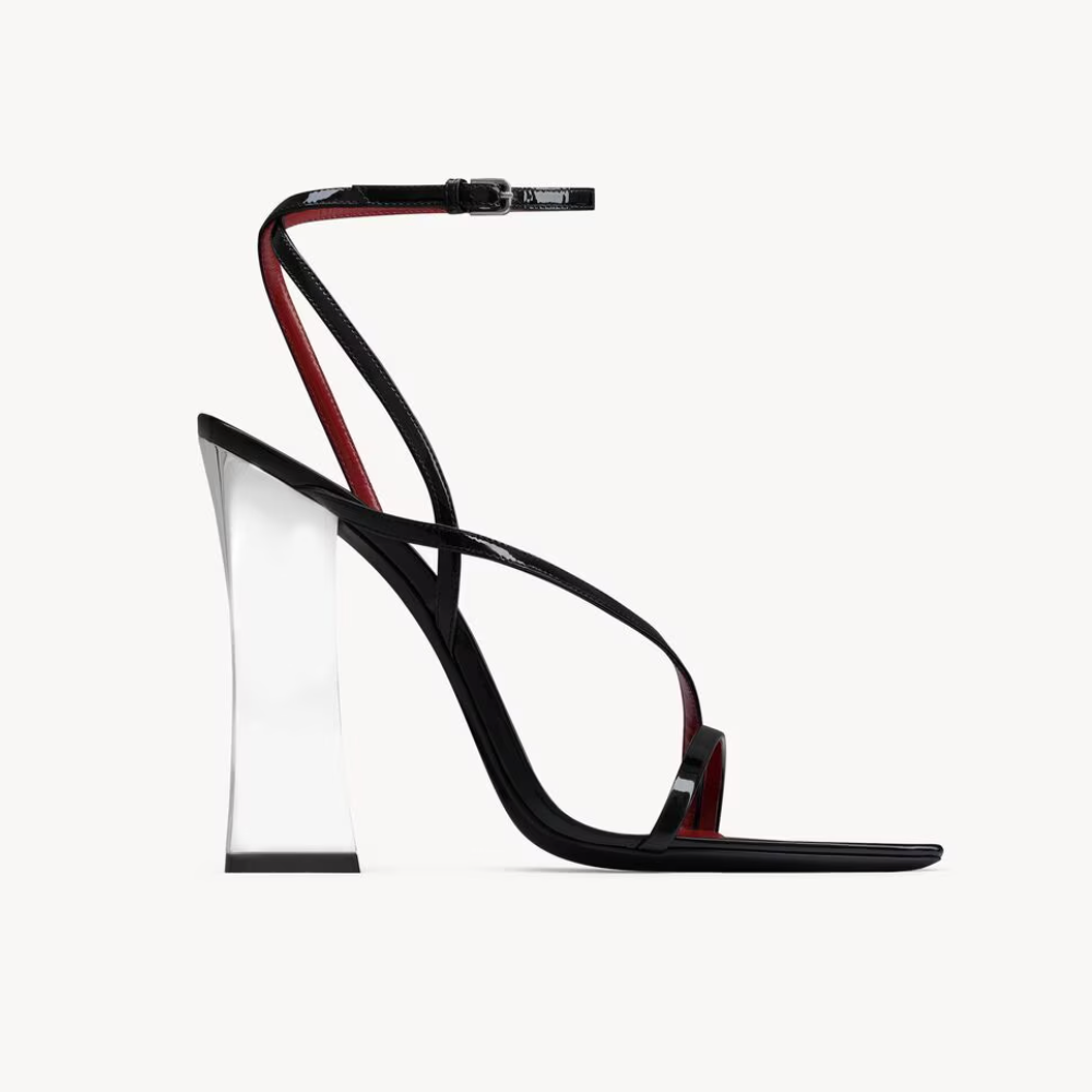 YSL ZORA sandals in patent leather