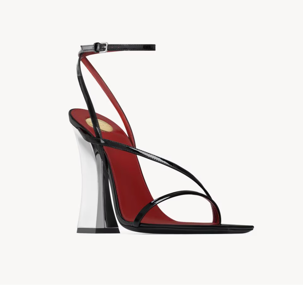 YSL ZORA sandals in patent leather