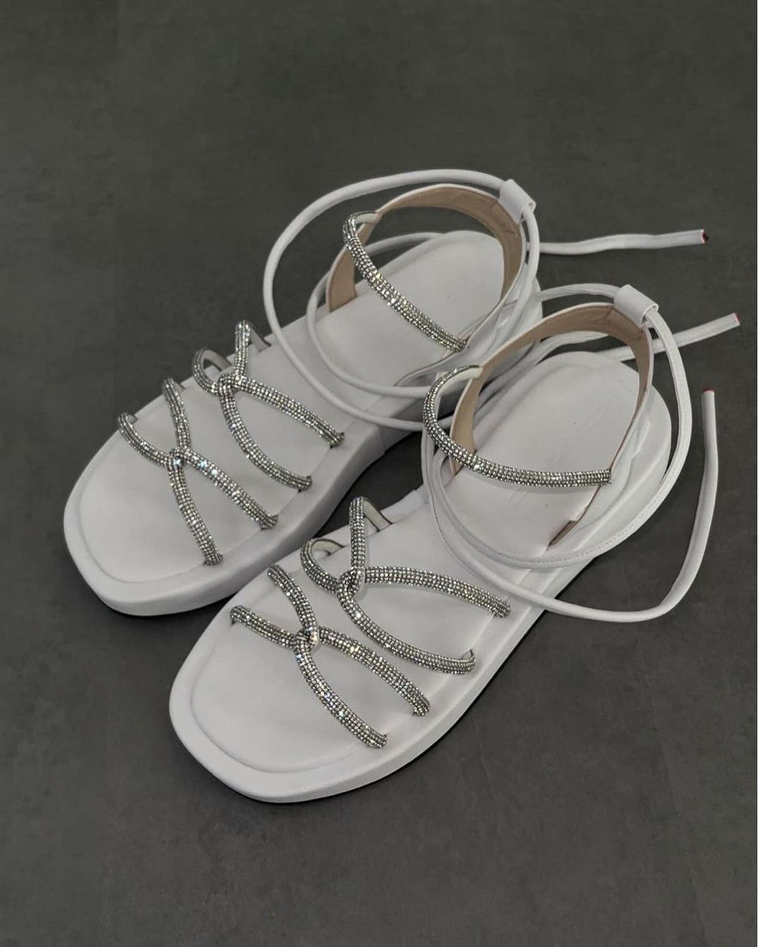 Adour Fancy Sandal AD143 - White