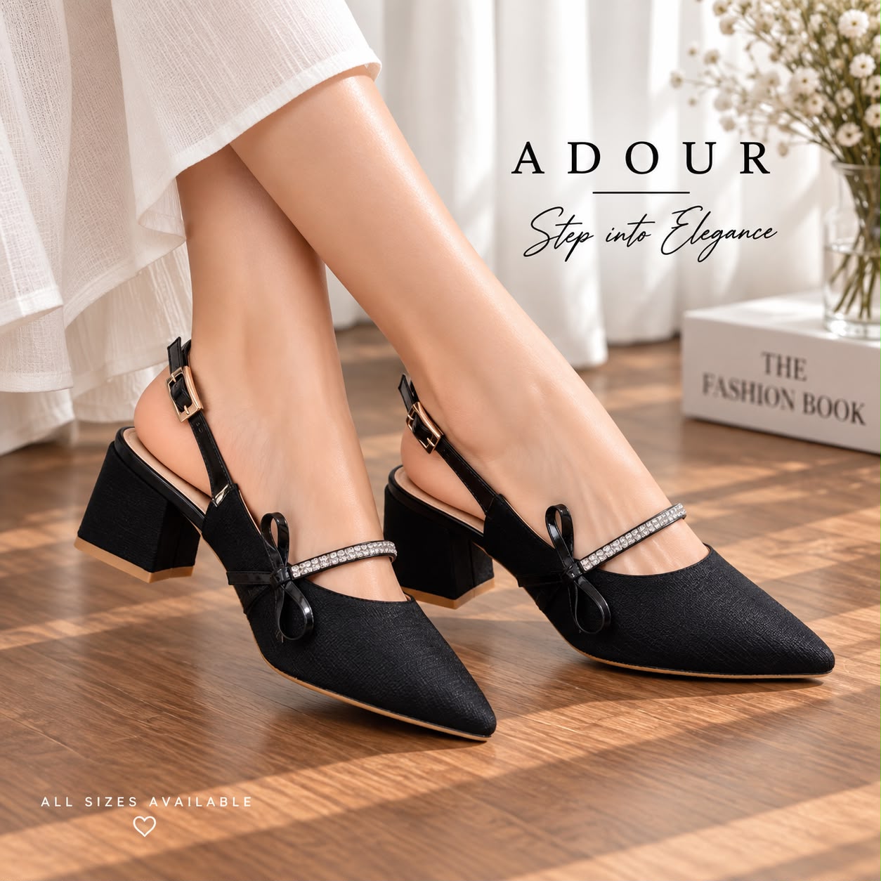 Adour Shoes AD102 Black
