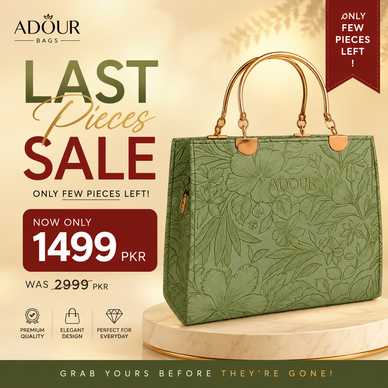 Adour Bags AB104 Green