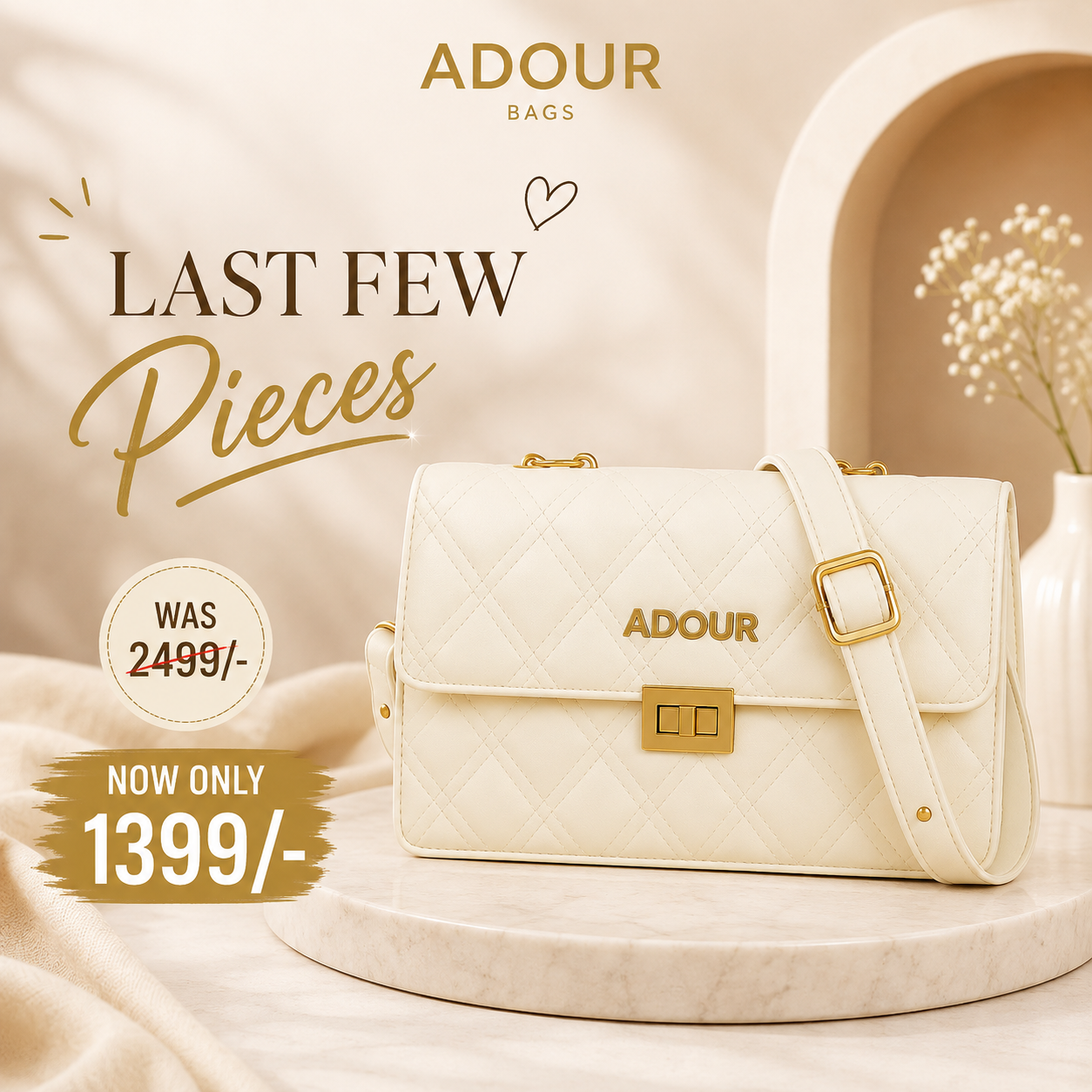 Adour Bags AB12 wHITE