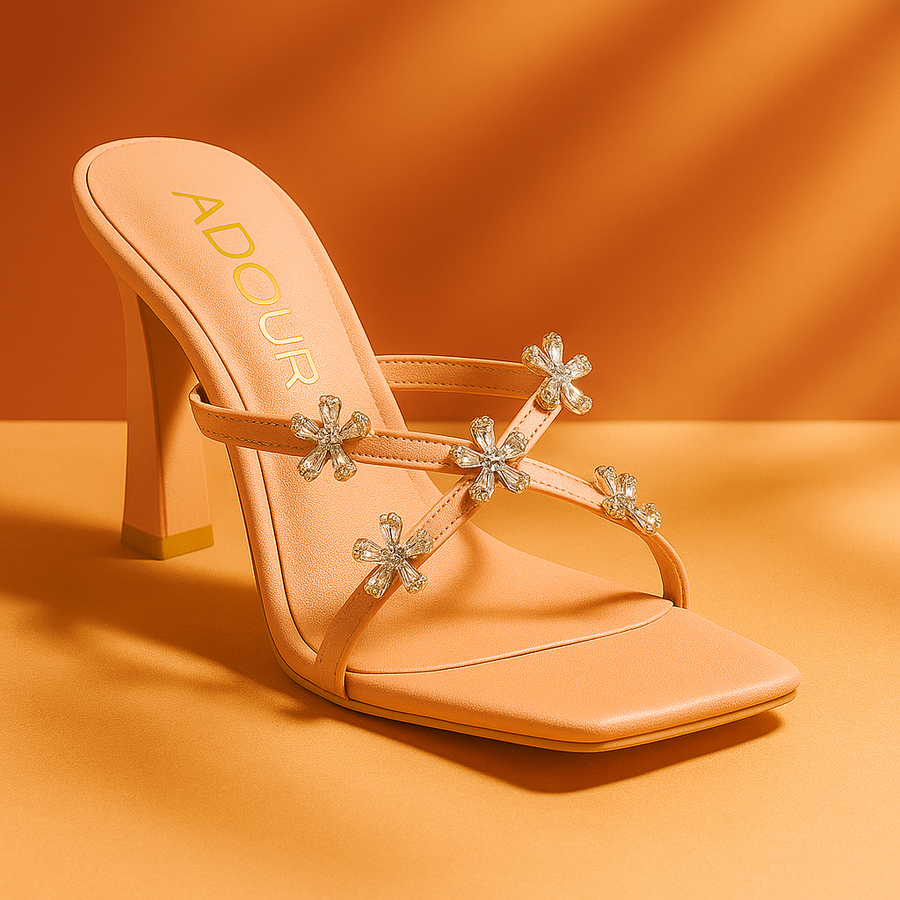 ADOUR 3 INCH HEEL AD087 Peach