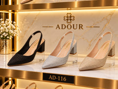 Adour Shoes AD116 Black