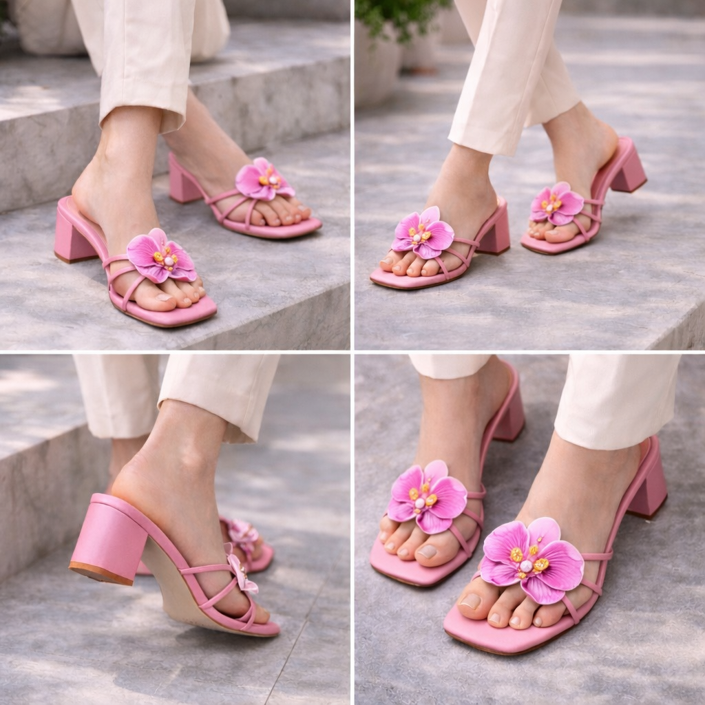 Adour 2 inches Heel AD17 Pink
