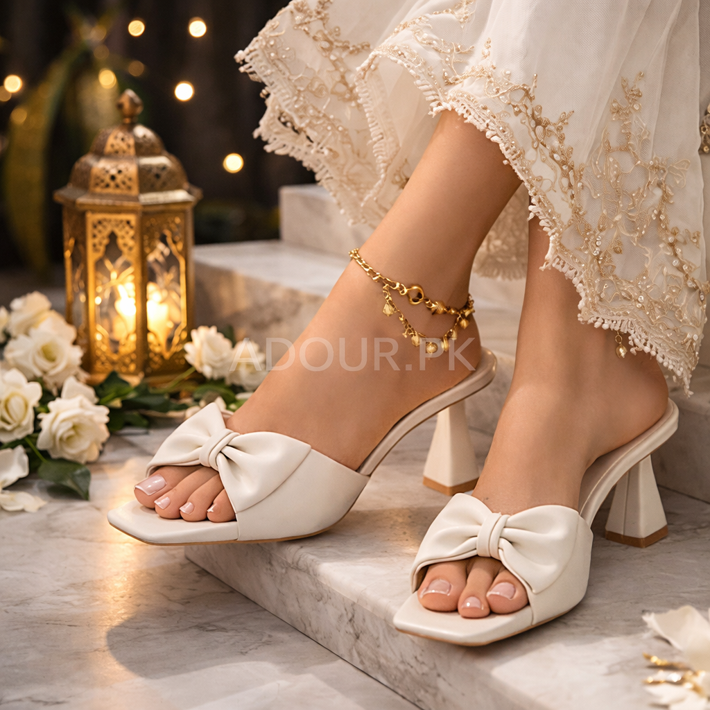 Adour Heels 3 Inch AD3 White