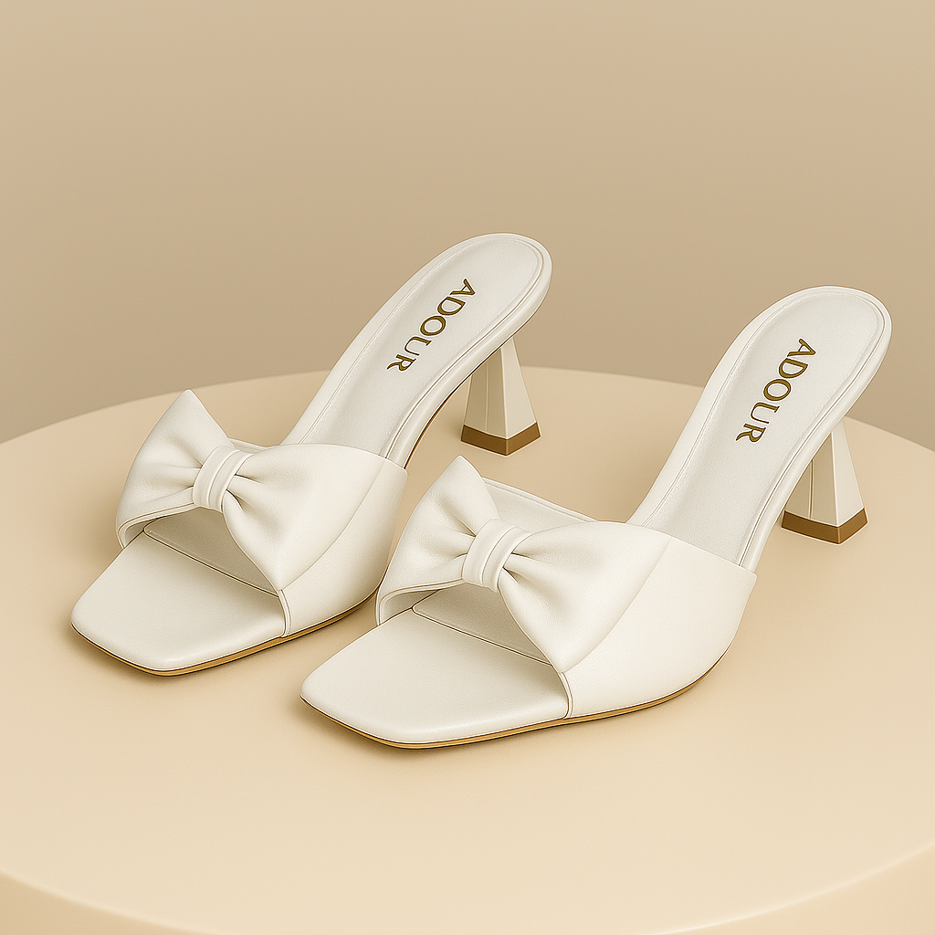 Adour Heels 3 Inch AD3 White