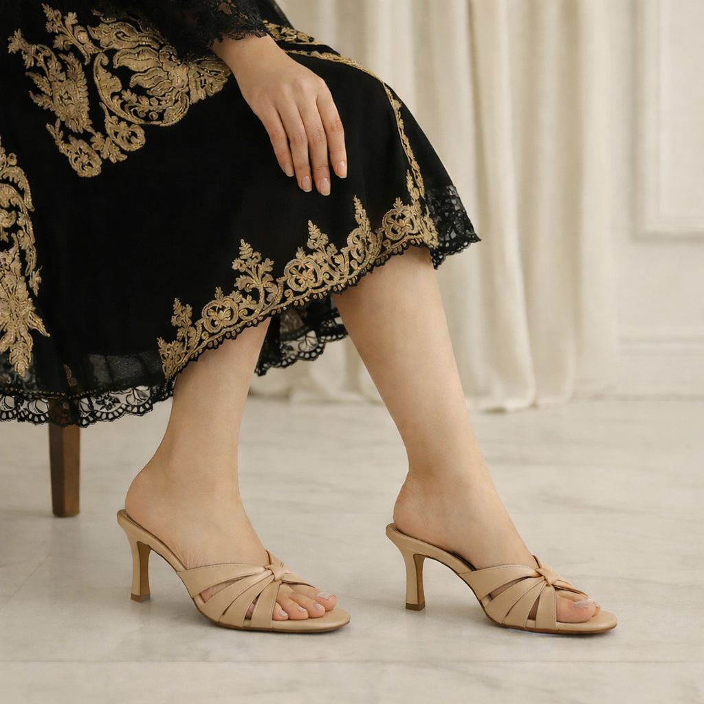 Adour 3 inch Heels AD5 Beige