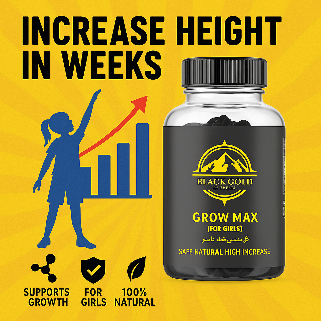 Natural Height Growth Gummies for Girls