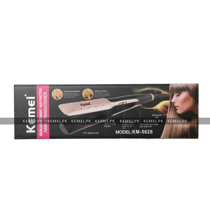 Kemei Km-5626 Professional Ceramic Digital Hair Straightener