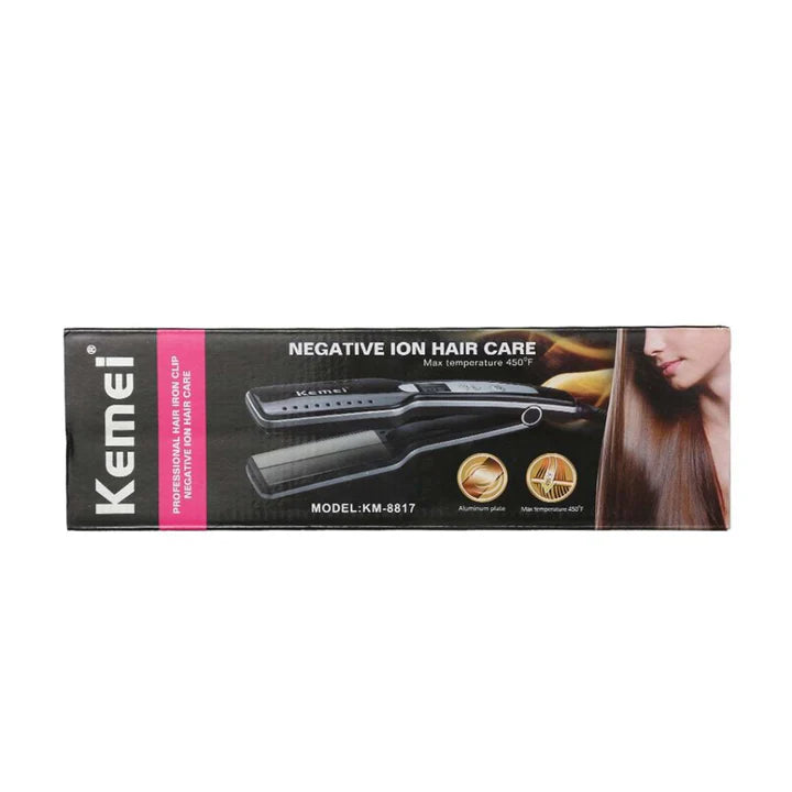 Kemei KM-8817 Aqua Ceramic Digital Hair Straightener