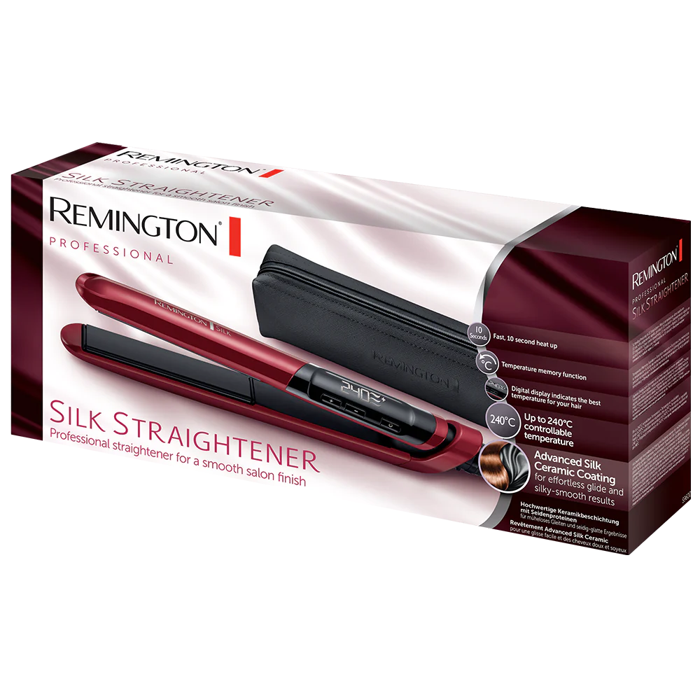 REMINGTON HAIR STRAIGHTENER SILK CERAMIC S9600 PC