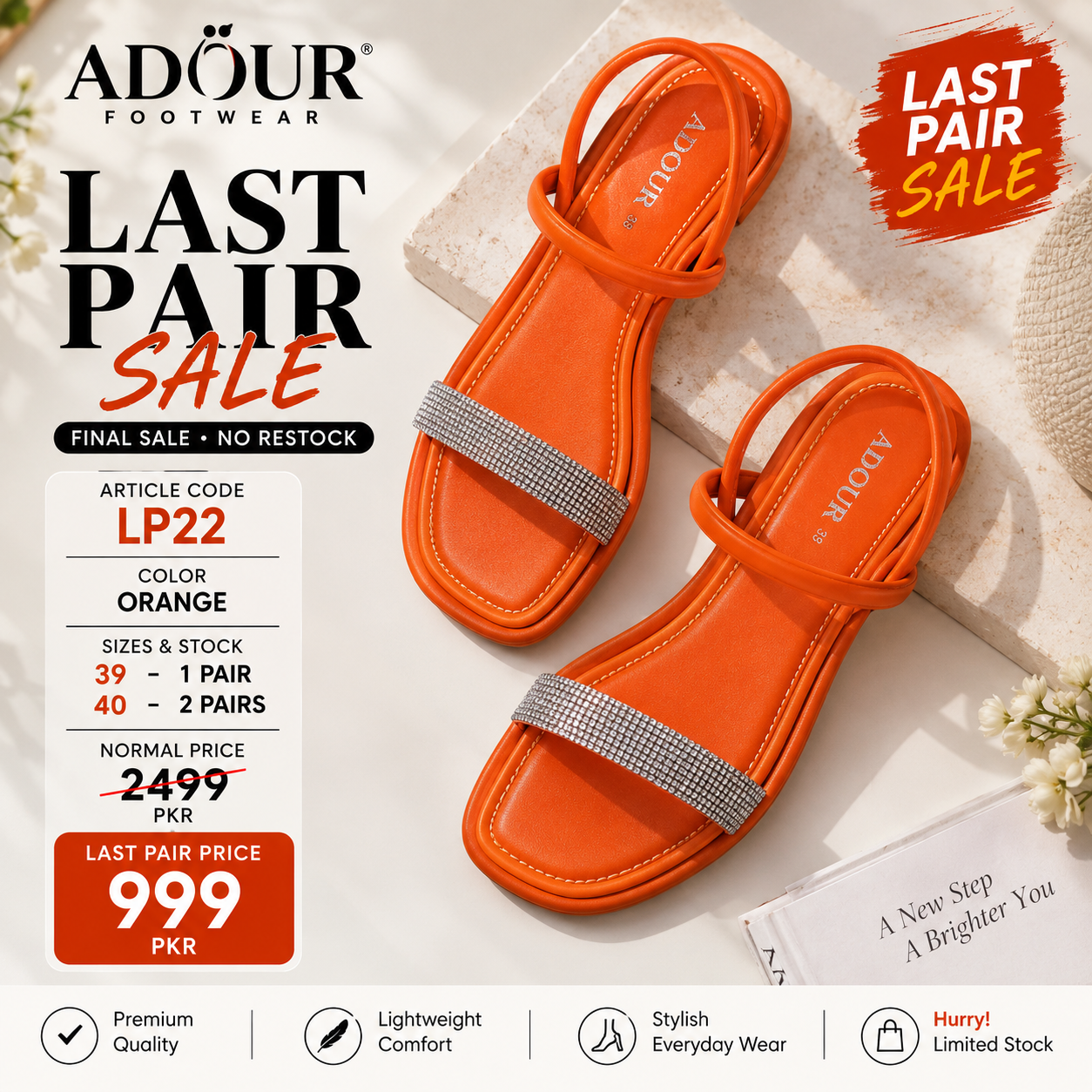 Adour Last Pair Sale LP22