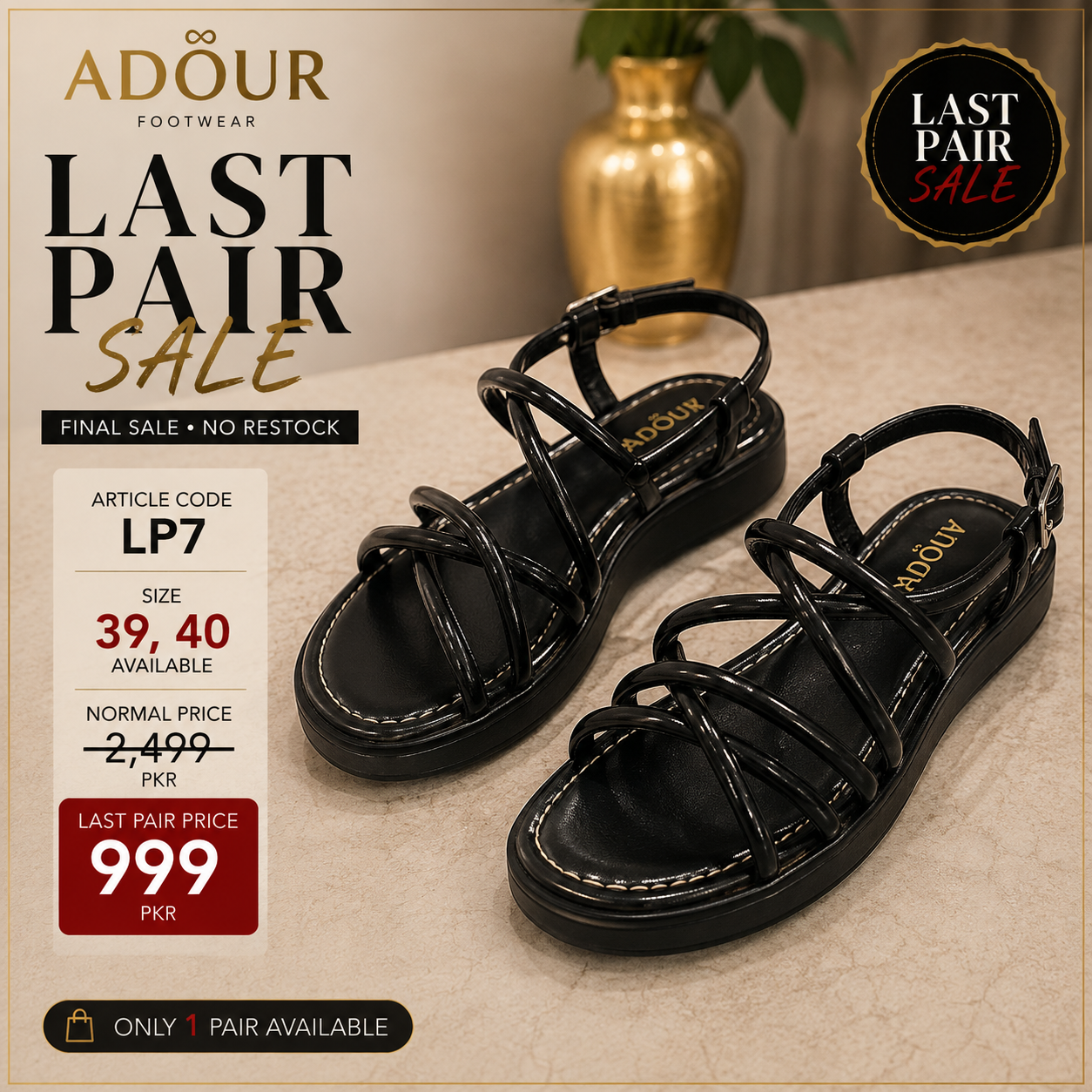 Adour Last Pair Sale LP7